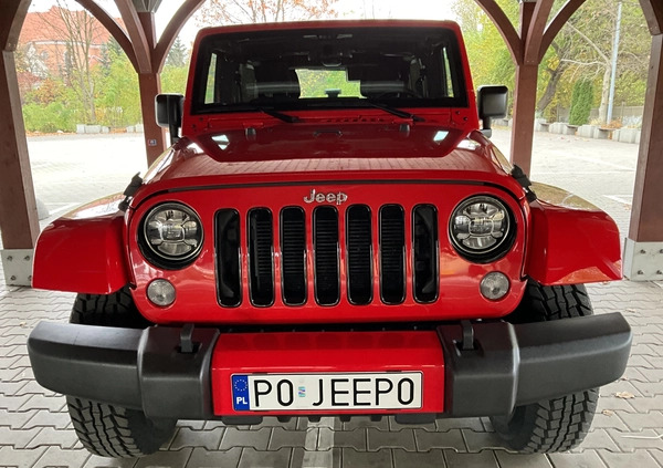 Jeep Wrangler cena 119000 przebieg: 72000, rok produkcji 2016 z Poznań małe 742